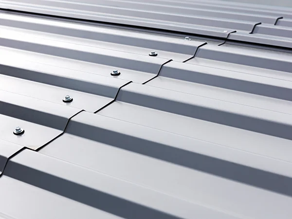 Corrugated metal roof